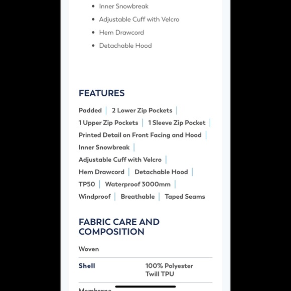 Child’s TRESPASS WINTER JACKET.  New. Size 5/6. - Picture 11 of 11